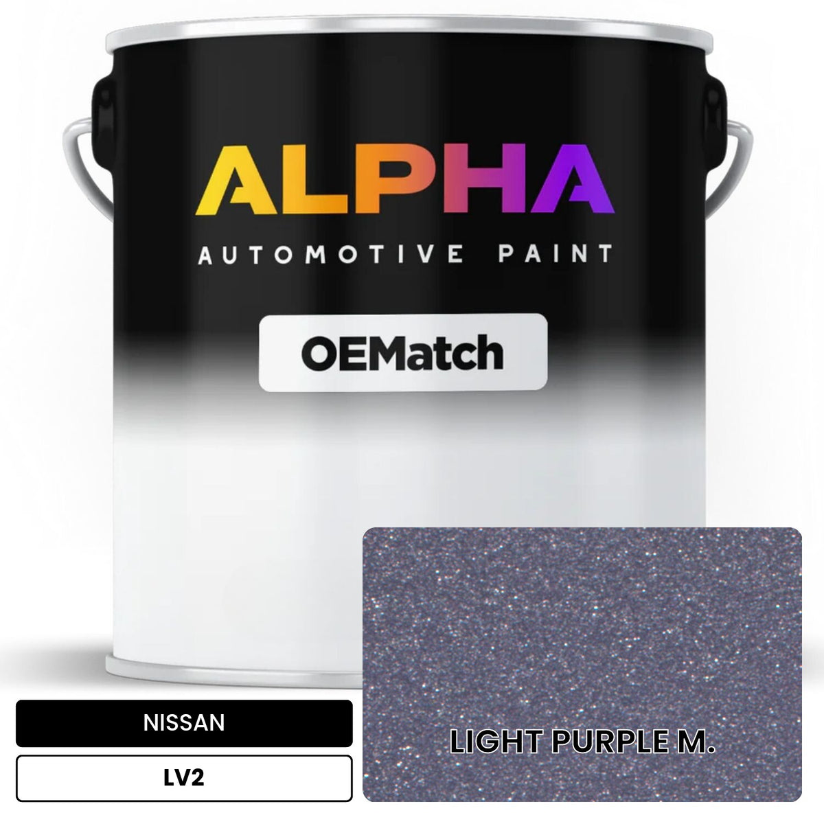 NISSAN LIGHT PURPLE M. LV2 OEMatch Basecoat