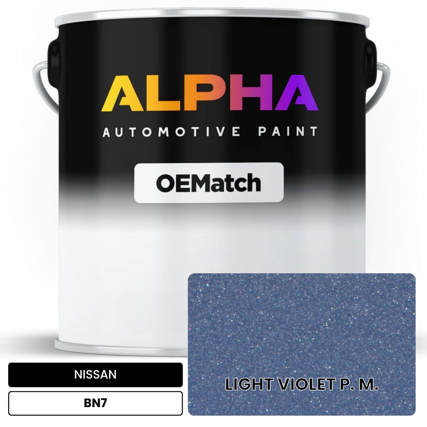 NISSAN LIGHT VIOLET P. M. BN7 OEMatch Basecoat