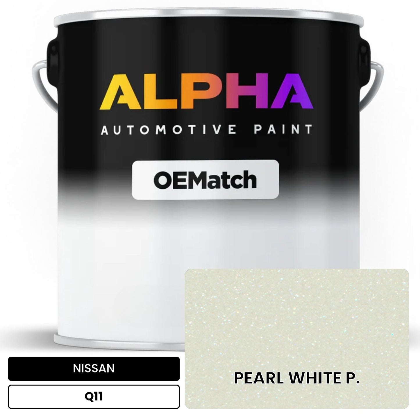 NISSAN PEARL WHITE P. Q11 OEMatch Basecoat