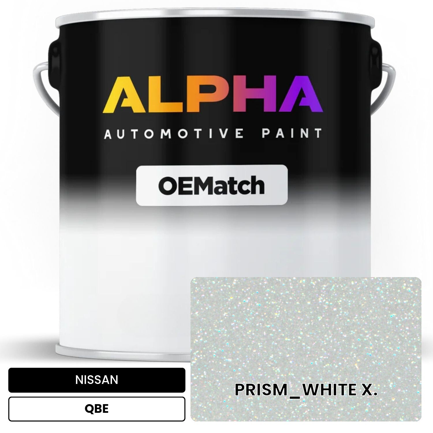 NISSAN PRISM_WHITE X. QBE OEMatch Basecoat