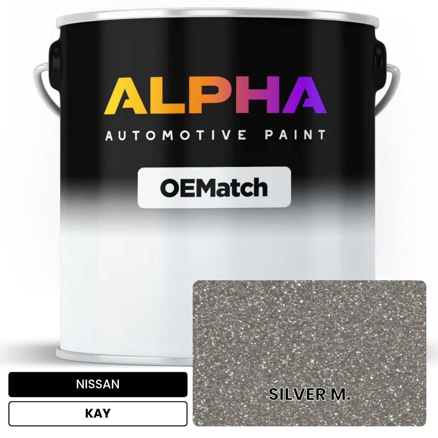 NISSAN SILVER M. KAY OEMatch Basecoat