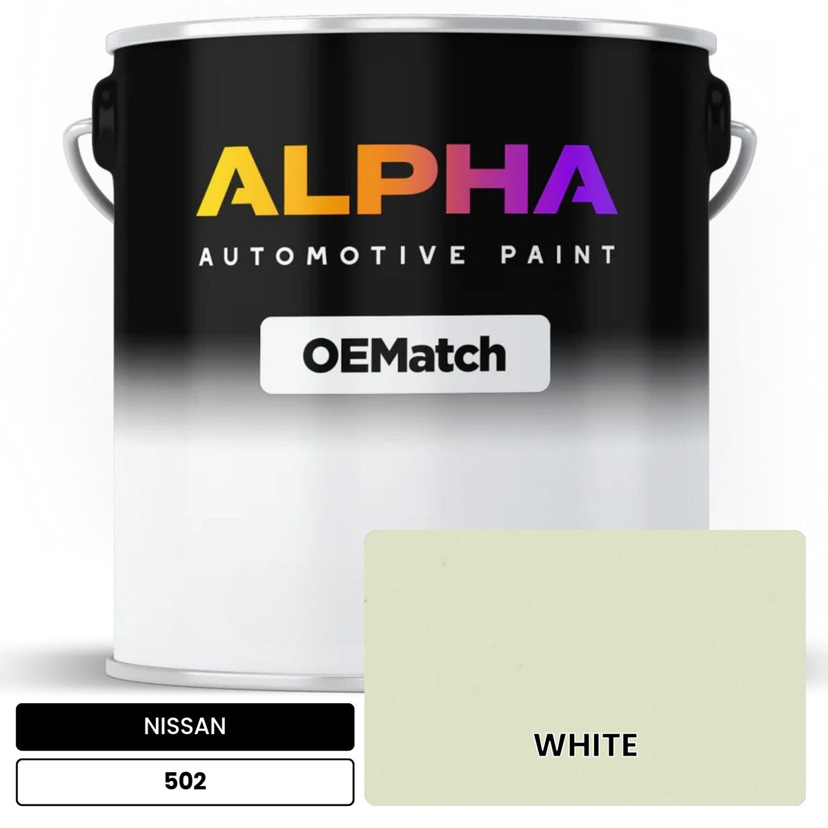 NISSAN WHITE 502 OEMatch Basecoat