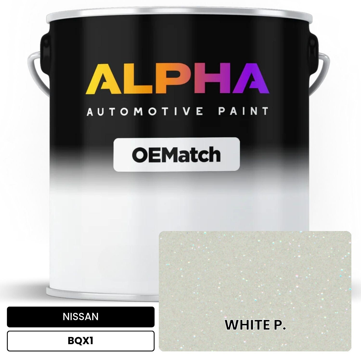 NISSAN WHITE P. BQX1 OEMatch Basecoat