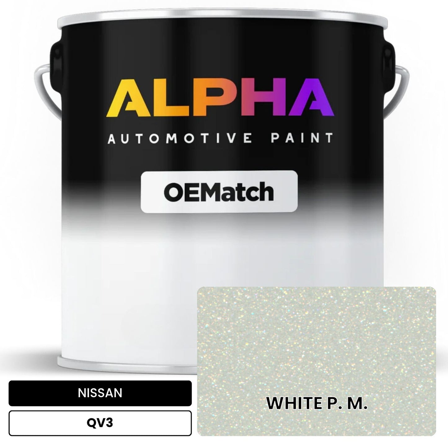NISSAN WHITE P. M. QV3 OEMatch Basecoat