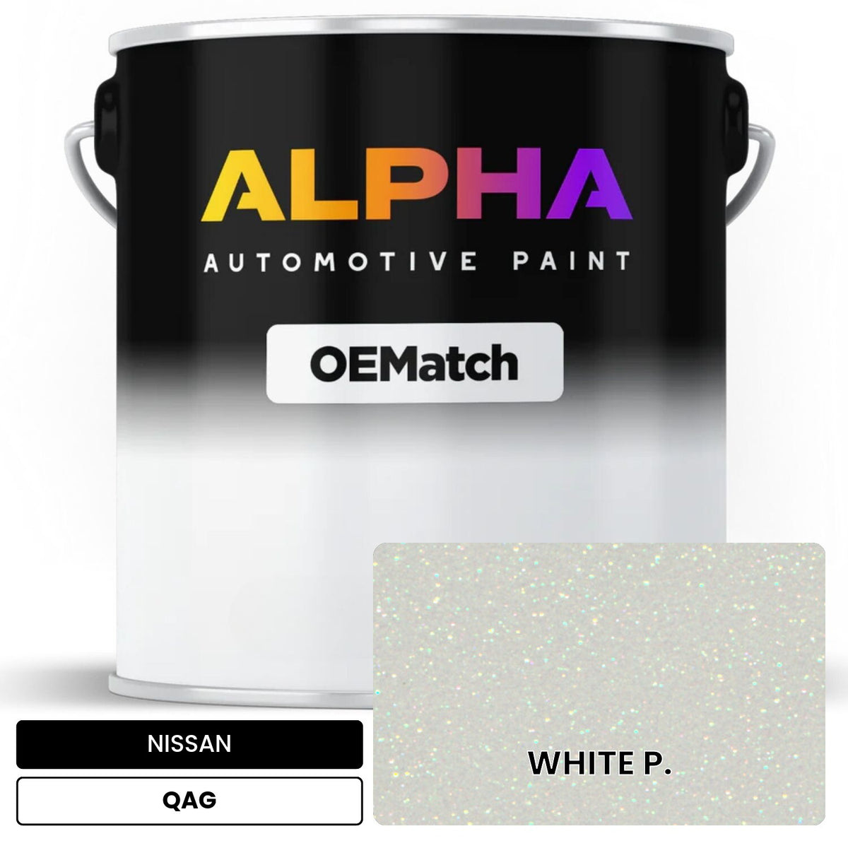 NISSAN WHITE P. QAG OEMatch Basecoat