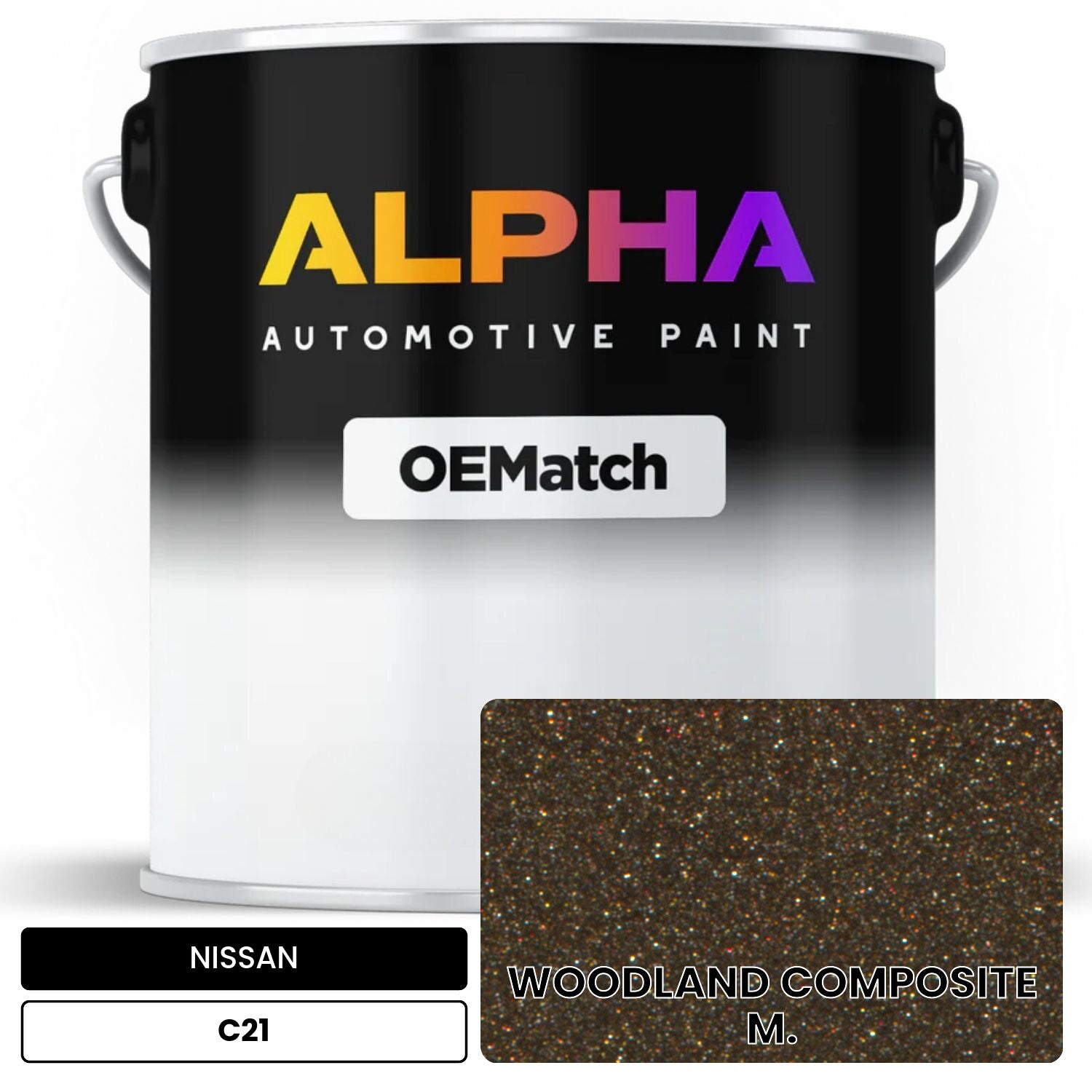 NISSAN WOODLAND COMPOSITE M. C21 OEMatch Basecoat