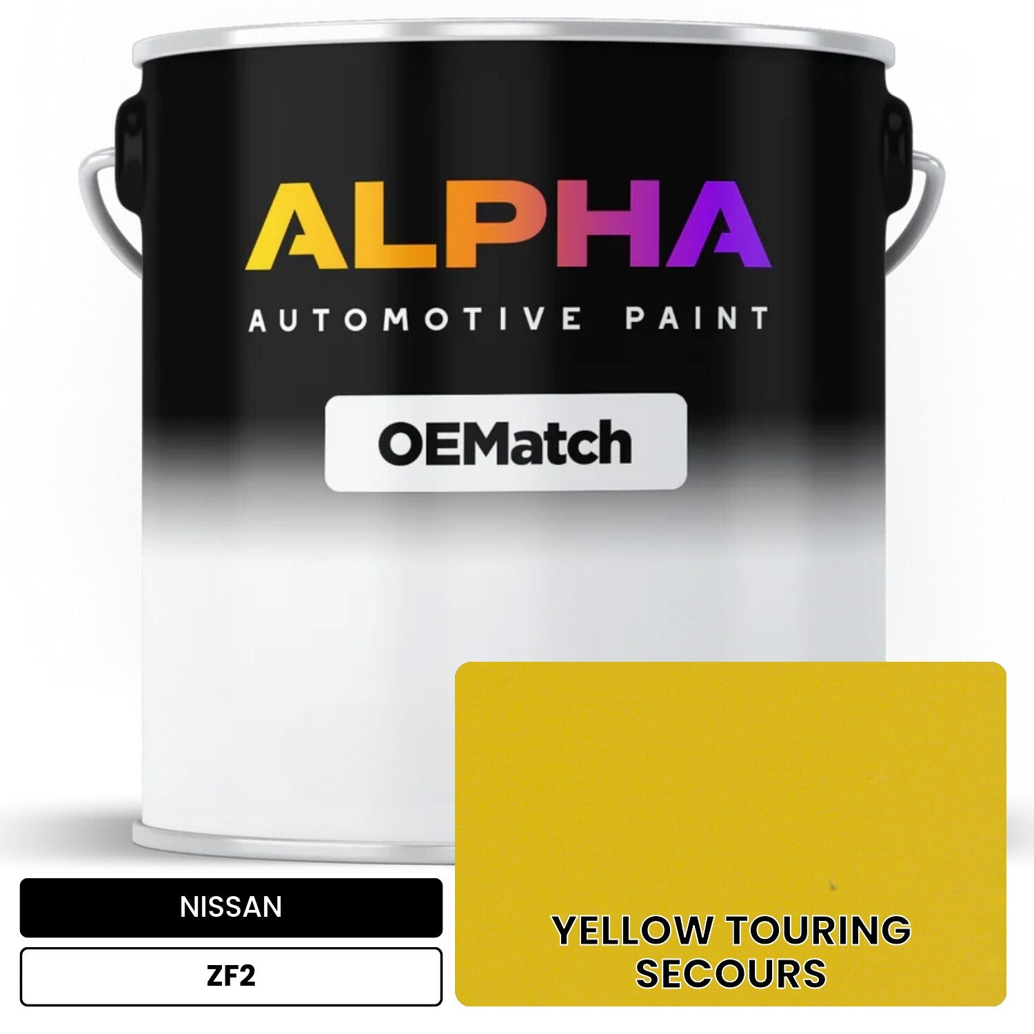 NISSAN YELLOW TOURING SECOURS ZF2 OEMatch Basecoat