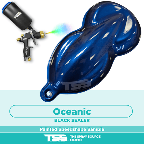 Oceanic Painted Sample (Black Ground Coat)