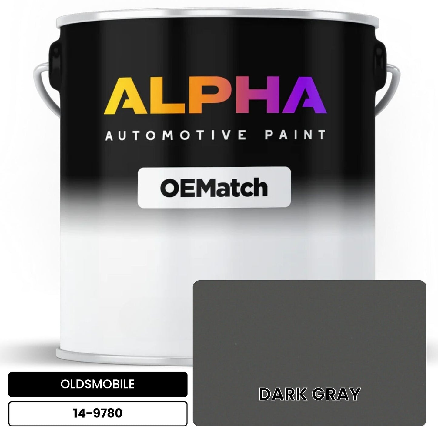 OLDSMOBILE DARK GRAY 14-9780 OEMatch Basecoat