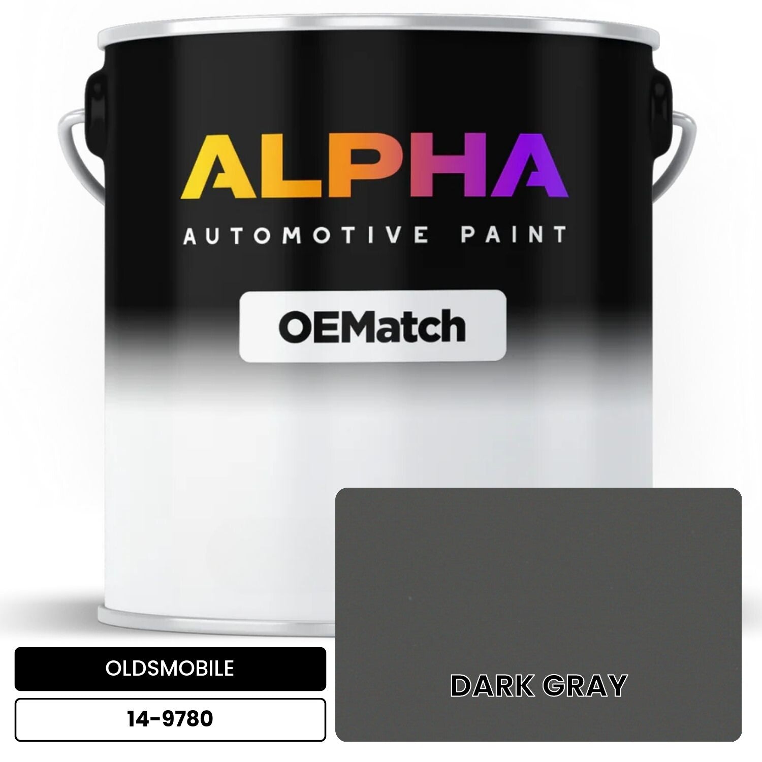 OLDSMOBILE DARK GRAY 14-9780 OEMatch Basecoat
