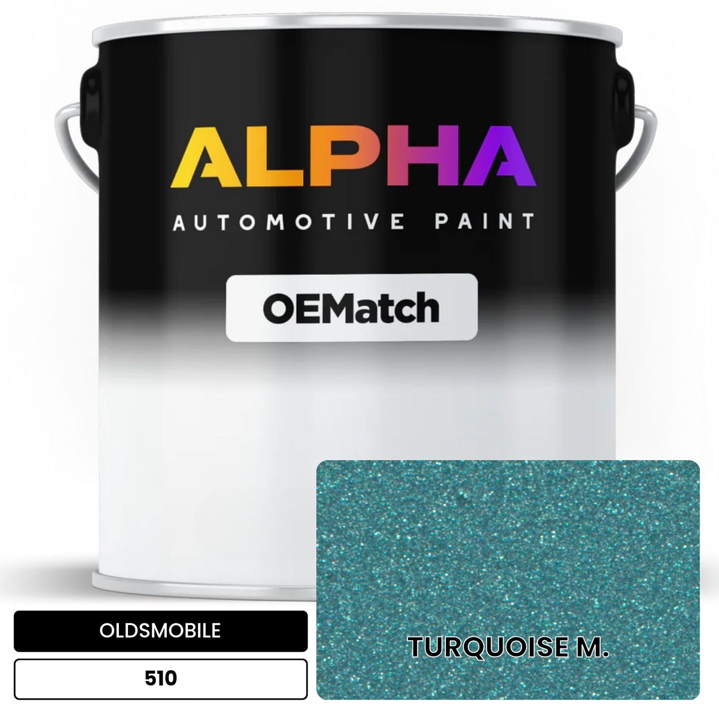 OLDSMOBILE TURQUOISE M. 510 OEMatch Basecoat