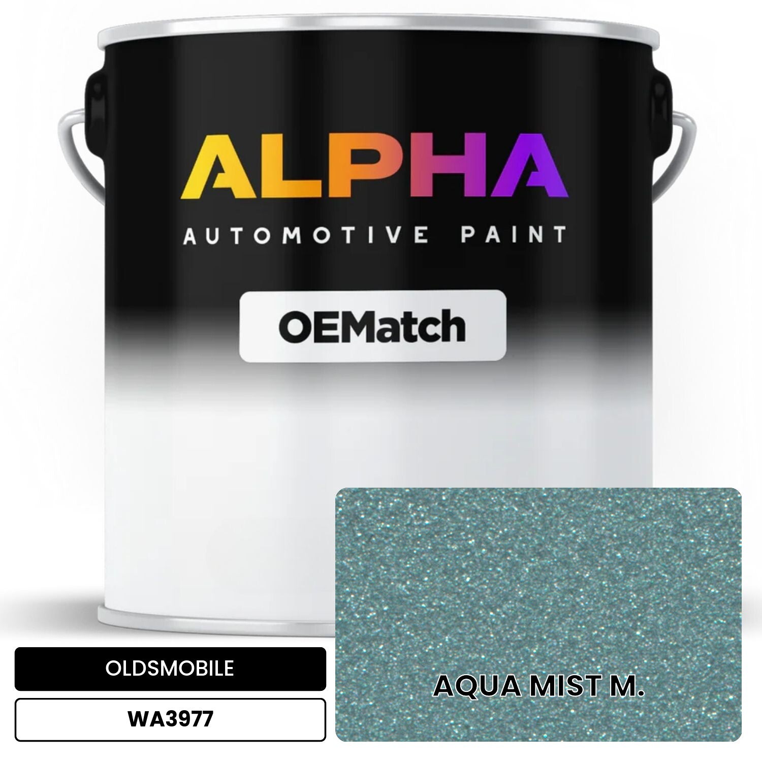 OLDSMOBILE AQUA MIST M. WA3977 OEMatch Basecoat