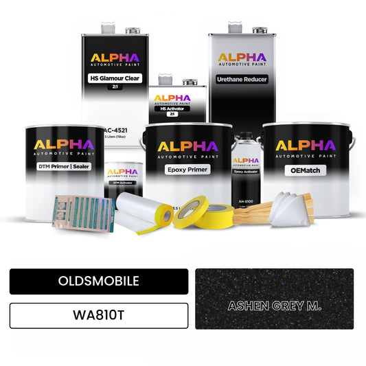 OLDSMOBILE ASHEN GREY M. WA810T OEMatch Vehicle Paint Kit