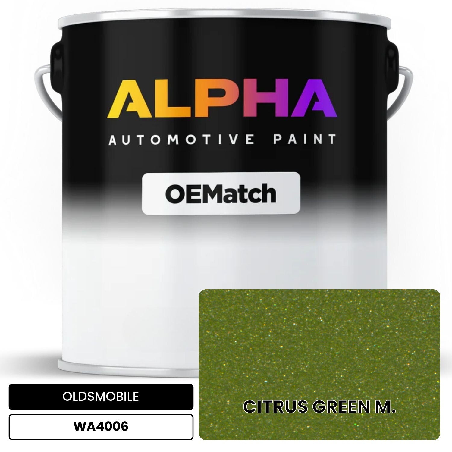 OLDSMOBILE CITRUS GREEN M. WA4006 OEMatch Basecoat