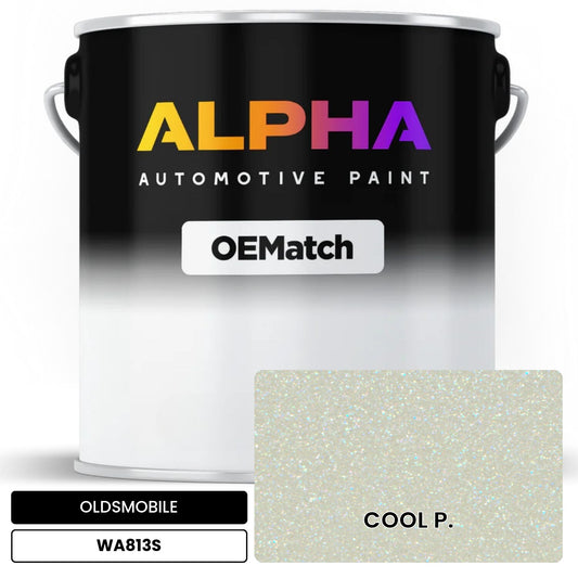 OLDSMOBILE COOL P. WA813S OEMatch Basecoat