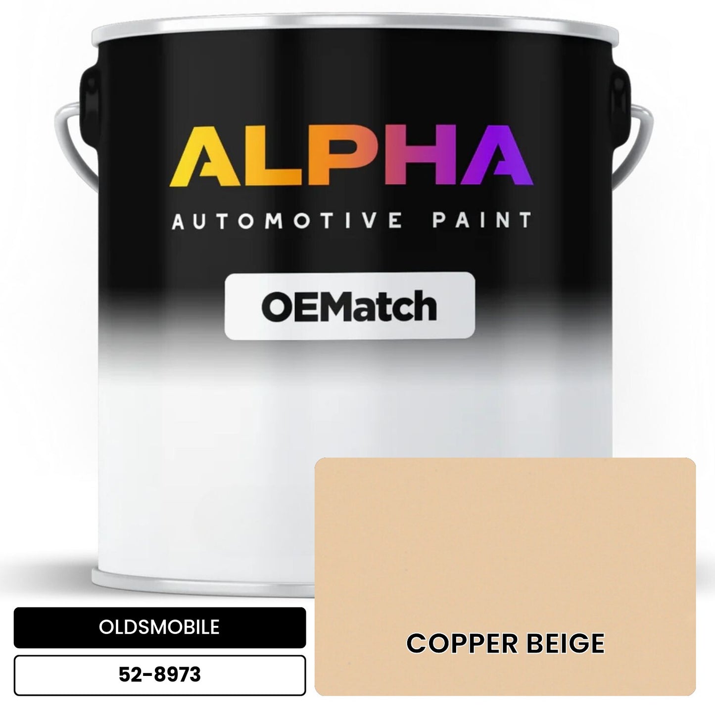OLDSMOBILE COPPER BEIGE 52-8973 OEMatch Basecoat