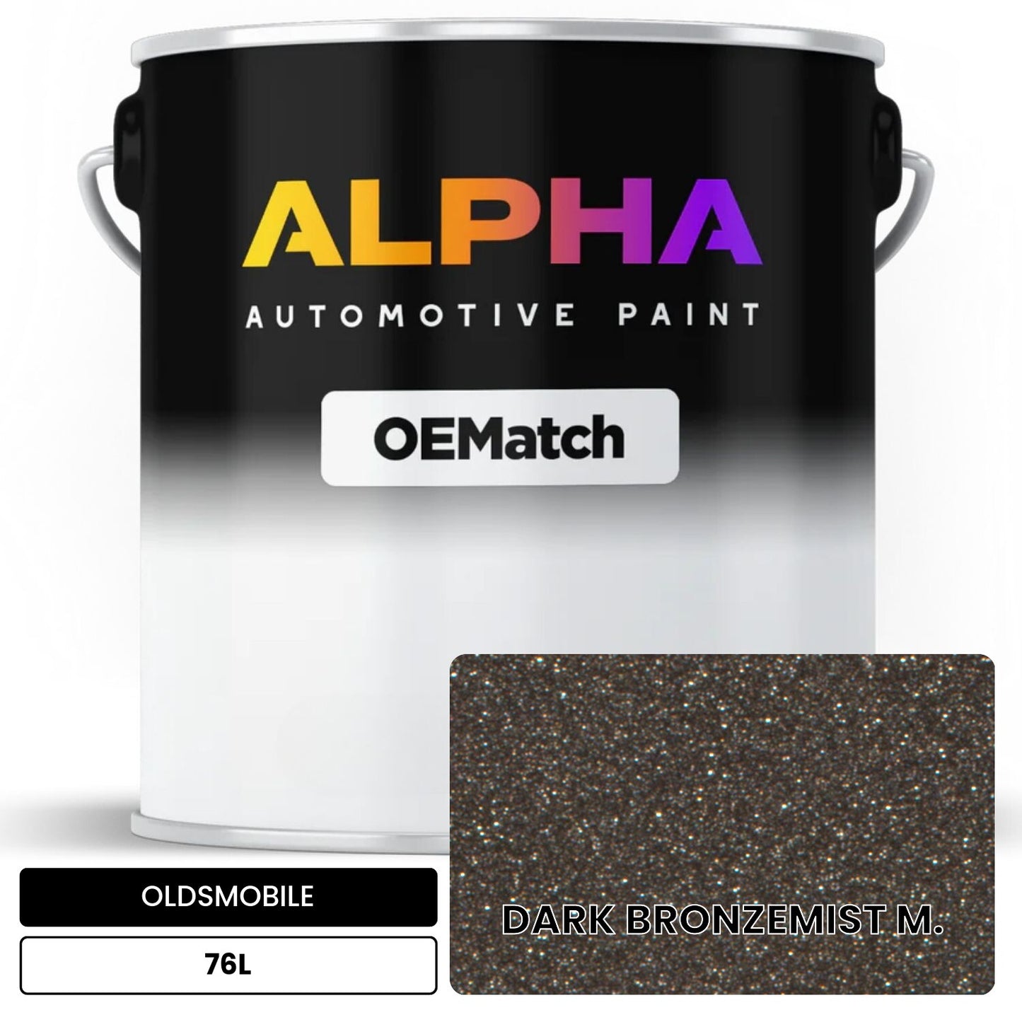 OLDSMOBILE DARK BRONZEMIST M. 76L OEMatch Basecoat