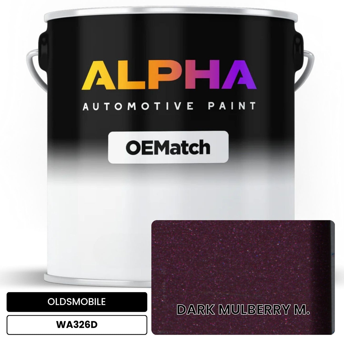 OLDSMOBILE DARK MULBERRY M. WA326D OEMatch Basecoat