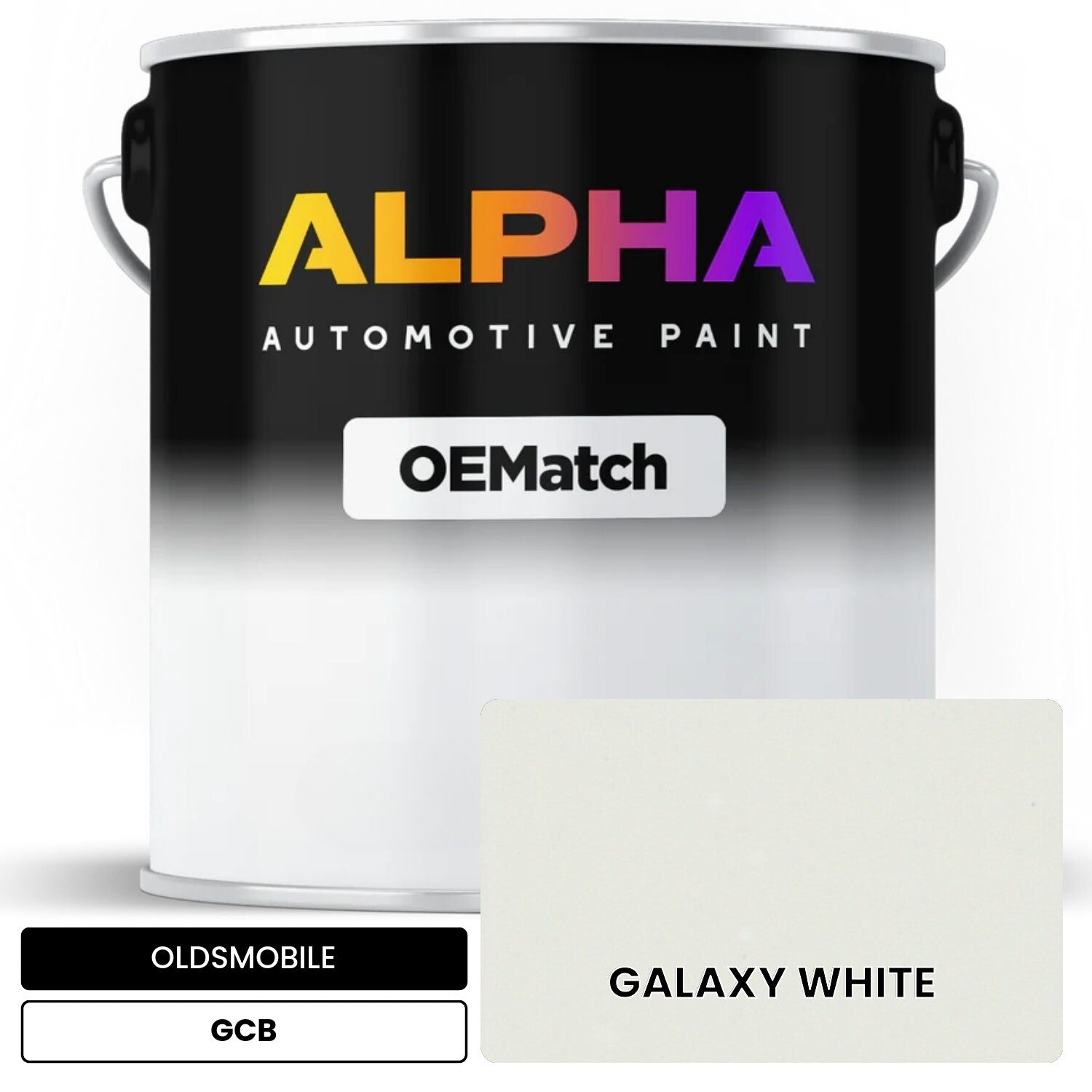 OLDSMOBILE GALAXY WHITE GCB OEMatch Basecoat