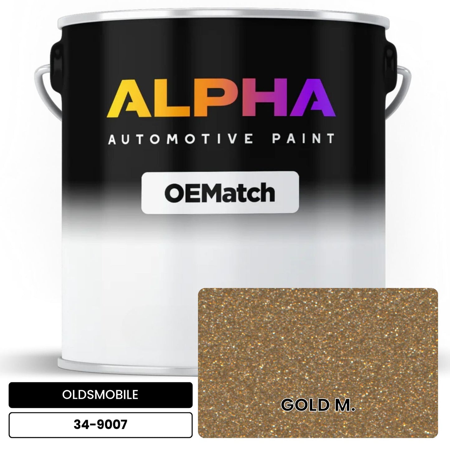 OLDSMOBILE GOLD M. 34-9007 OEMatch Basecoat