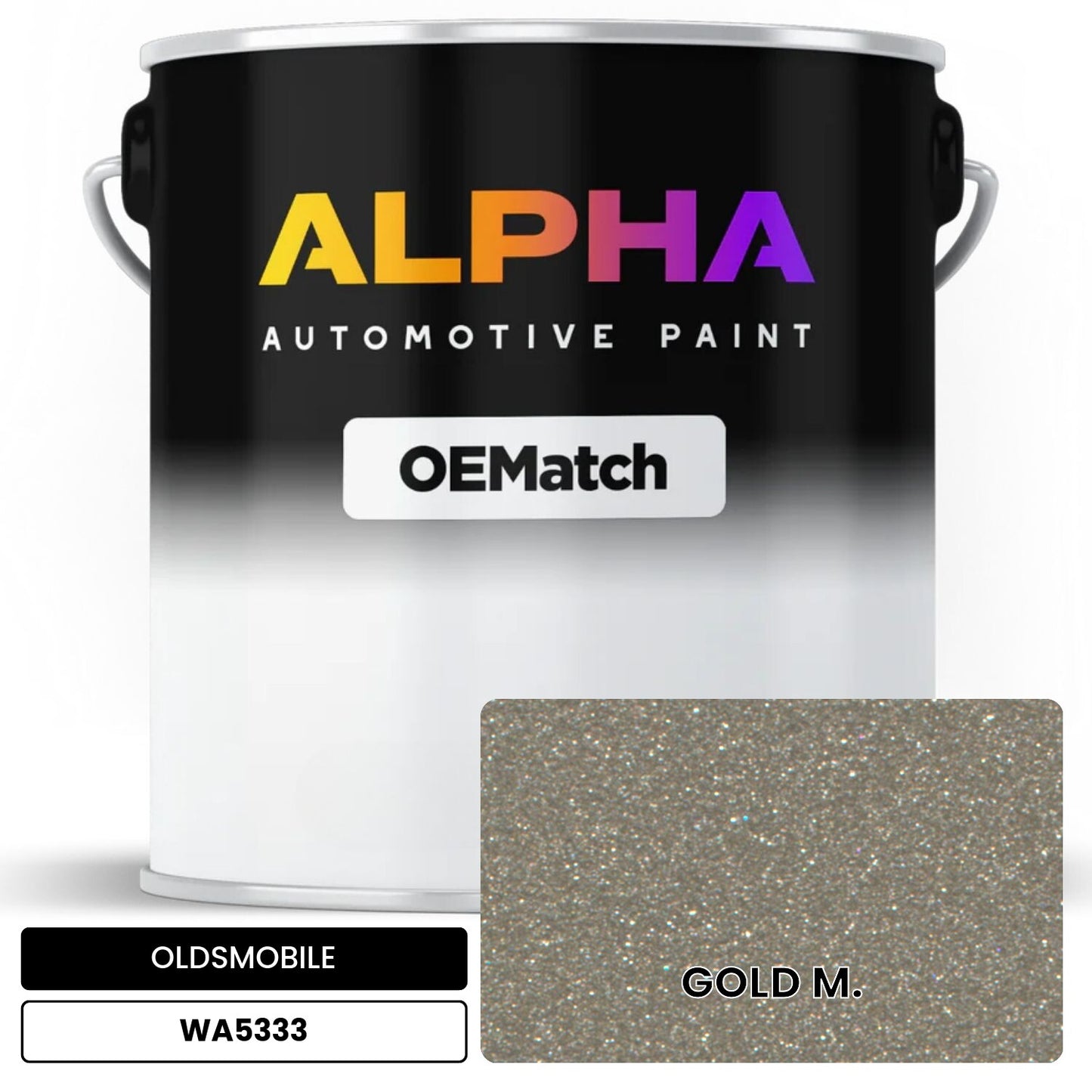 OLDSMOBILE GOLD M. WA5333 OEMatch Basecoat