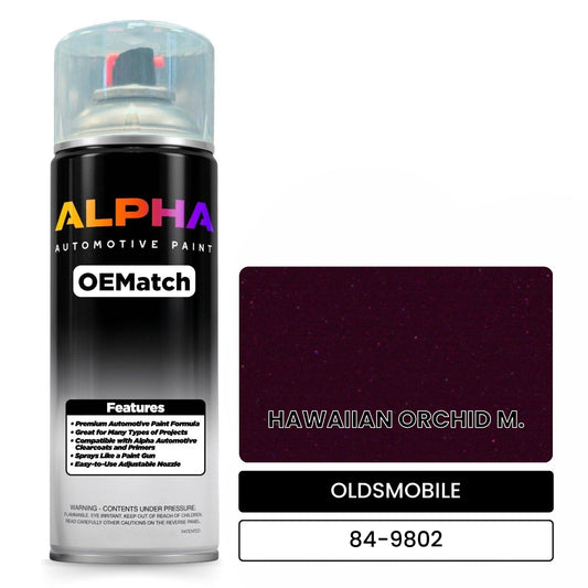 OLDSMOBILE HAWAIIAN ORCHID M. 84-9802 OEMatch Spraycan
