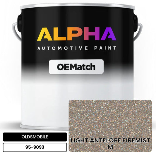 OLDSMOBILE LIGHT ANTELOPE FIREMIST M 95-9093 OEMatch Basecoat