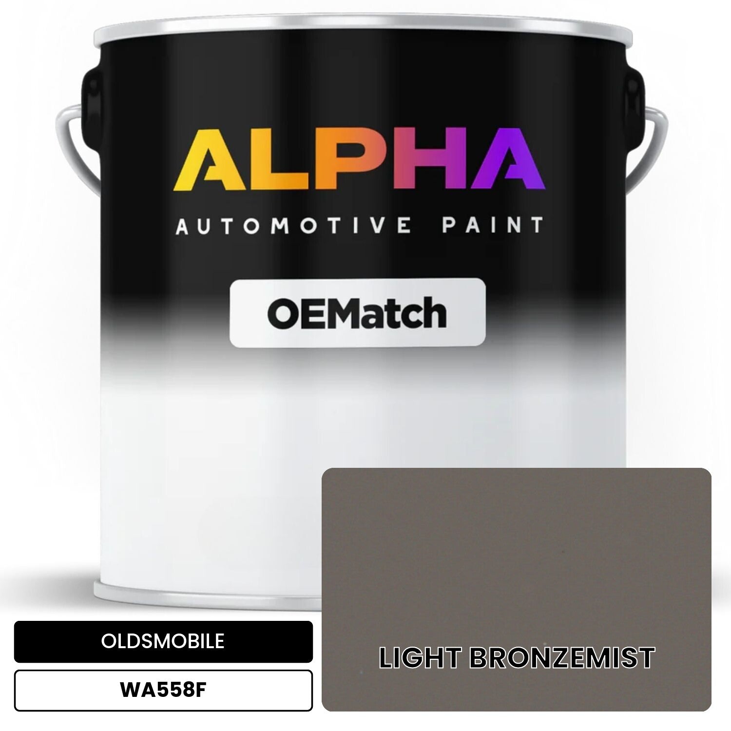 OLDSMOBILE LIGHT BRONZEMIST WA558F OEMatch Basecoat