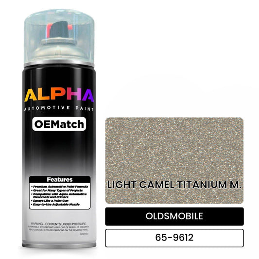 OLDSMOBILE LIGHT CAMEL TITANIUM M. 65-9612 OEMatch Spraycan