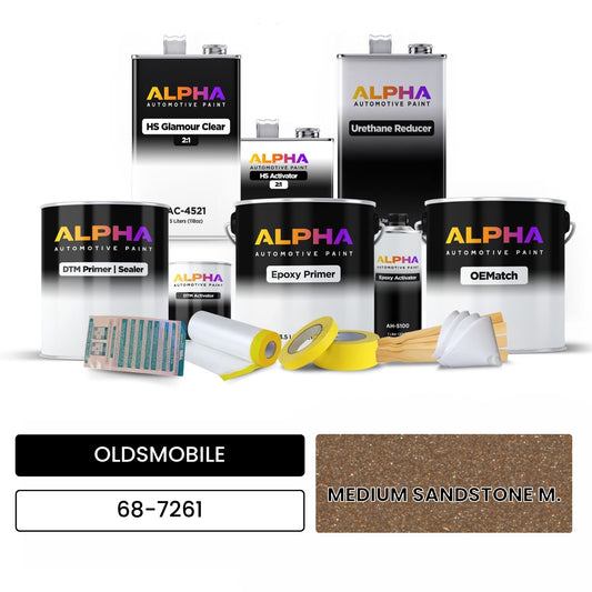 OLDSMOBILE MEDIUM SANDSTONE M. 68-7261 OEMatch Vehicle Paint Kit
