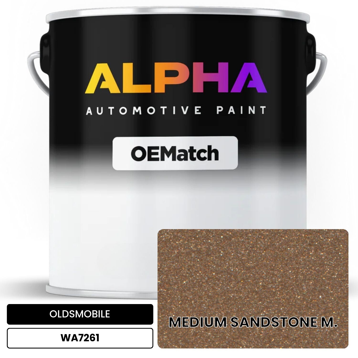 OLDSMOBILE MEDIUM SANDSTONE M. WA7261 OEMatch Basecoat