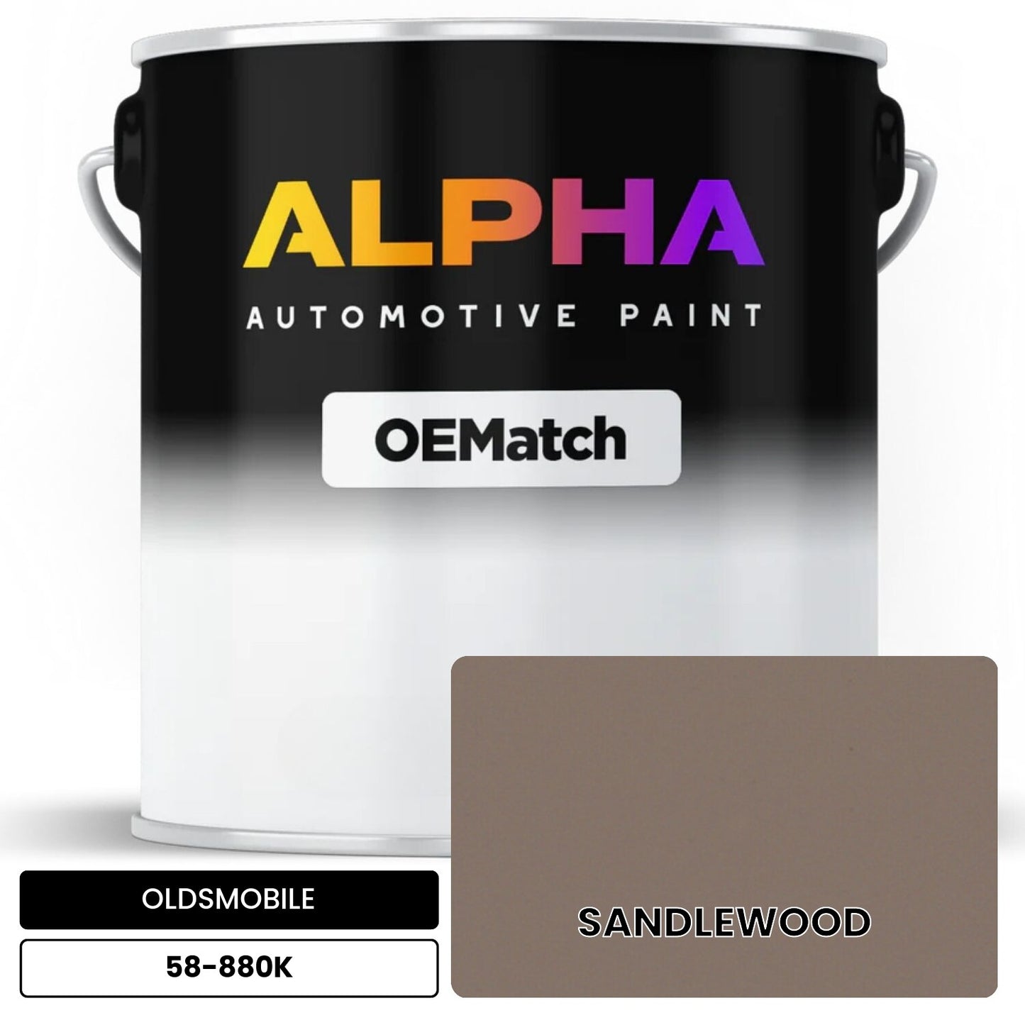 OLDSMOBILE SANDLEWOOD 58-880K OEMatch Basecoat