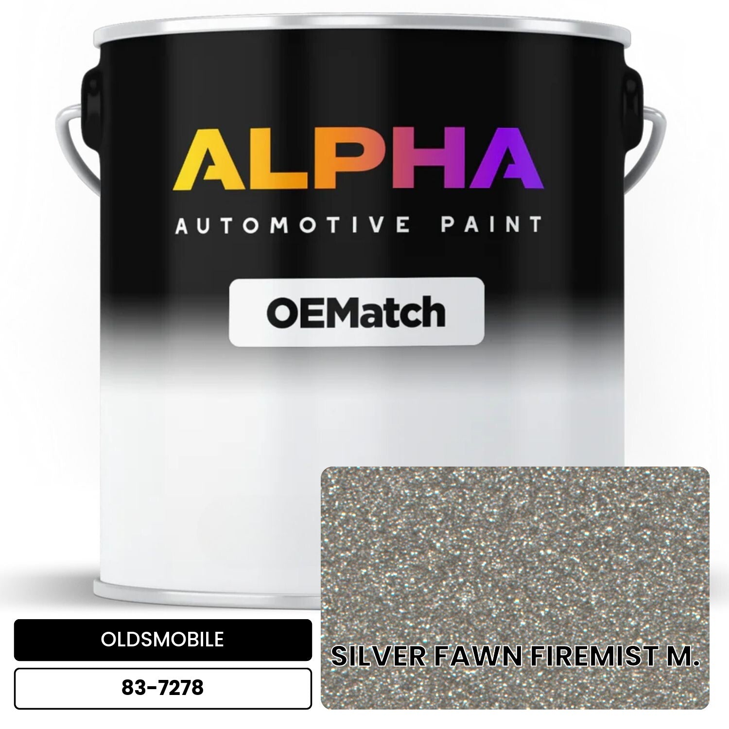 OLDSMOBILE SILVER FAWN FIREMIST M. 83-7278 OEMatch Basecoat