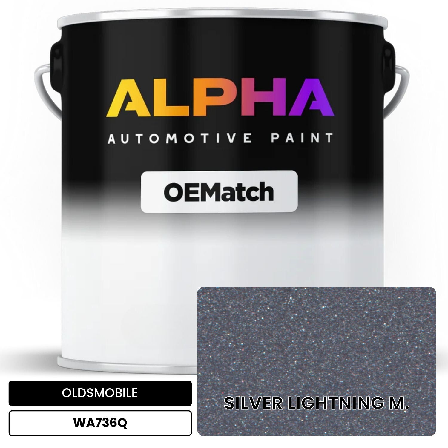 OLDSMOBILE SILVER LIGHTNING M. WA736Q OEMatch Basecoat
