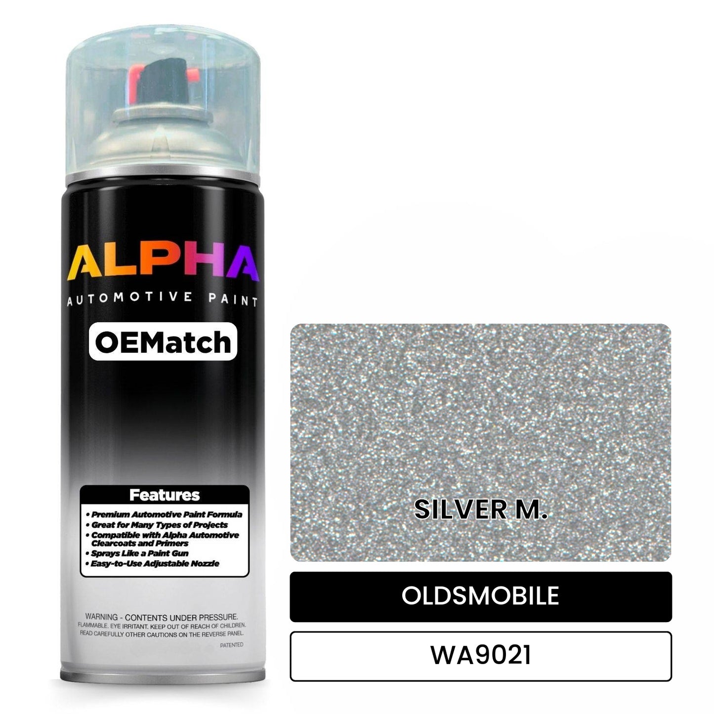 OLDSMOBILE SILVER M. WA9021 OEMatch Spraycan