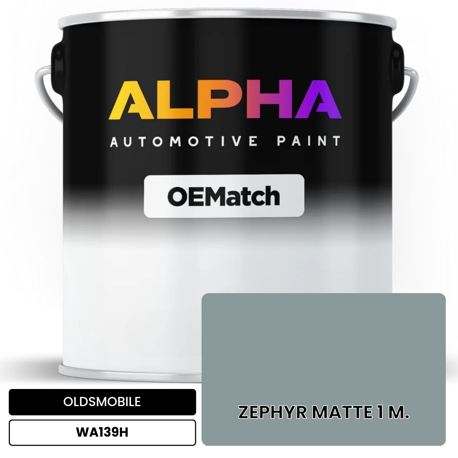 OLDSMOBILE ZEPHYR MATTE 1 M. WA139H OEMatch Basecoat