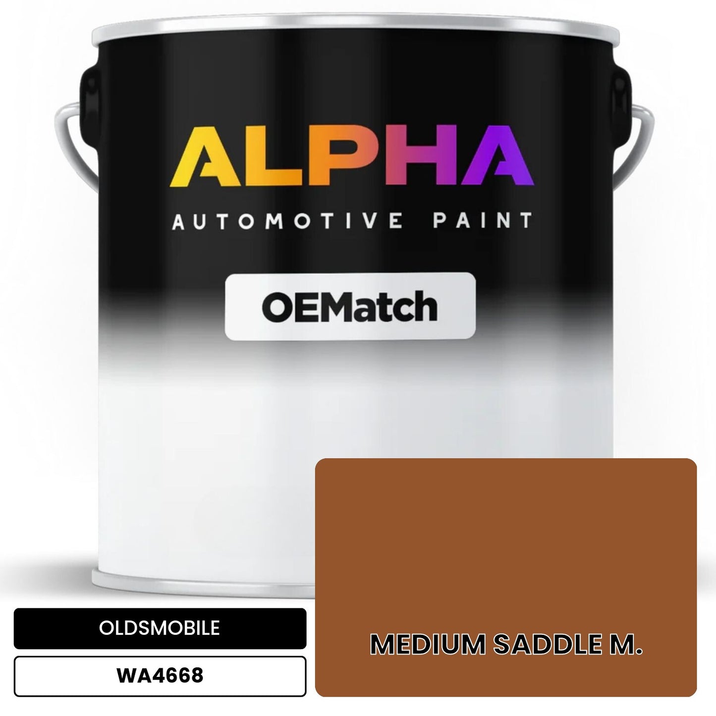 OLDSMOBILE MEDIUM SADDLE M. WA4668 OEMatch Basecoat