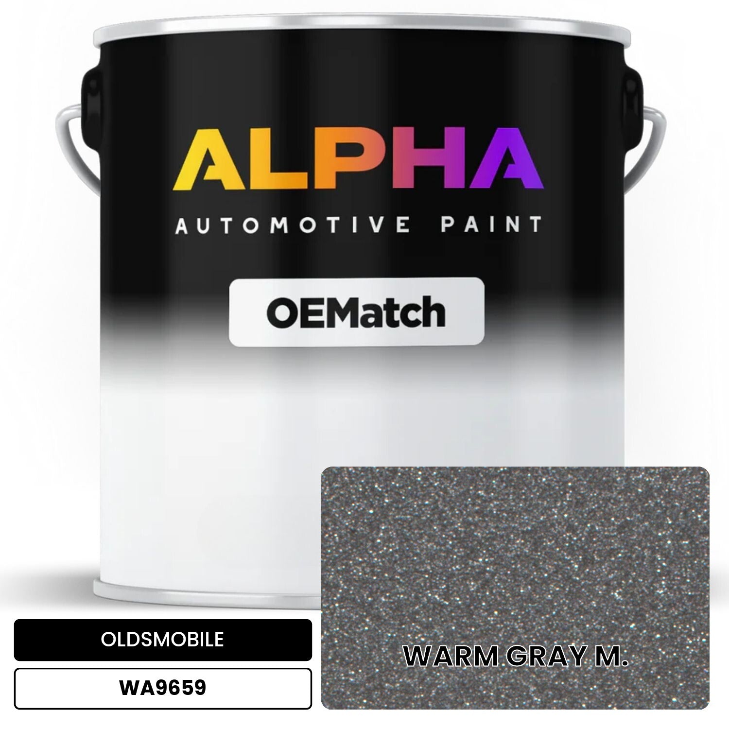 OLDSMOBILE WARM GRAY M. WA9659 OEMatch Basecoat