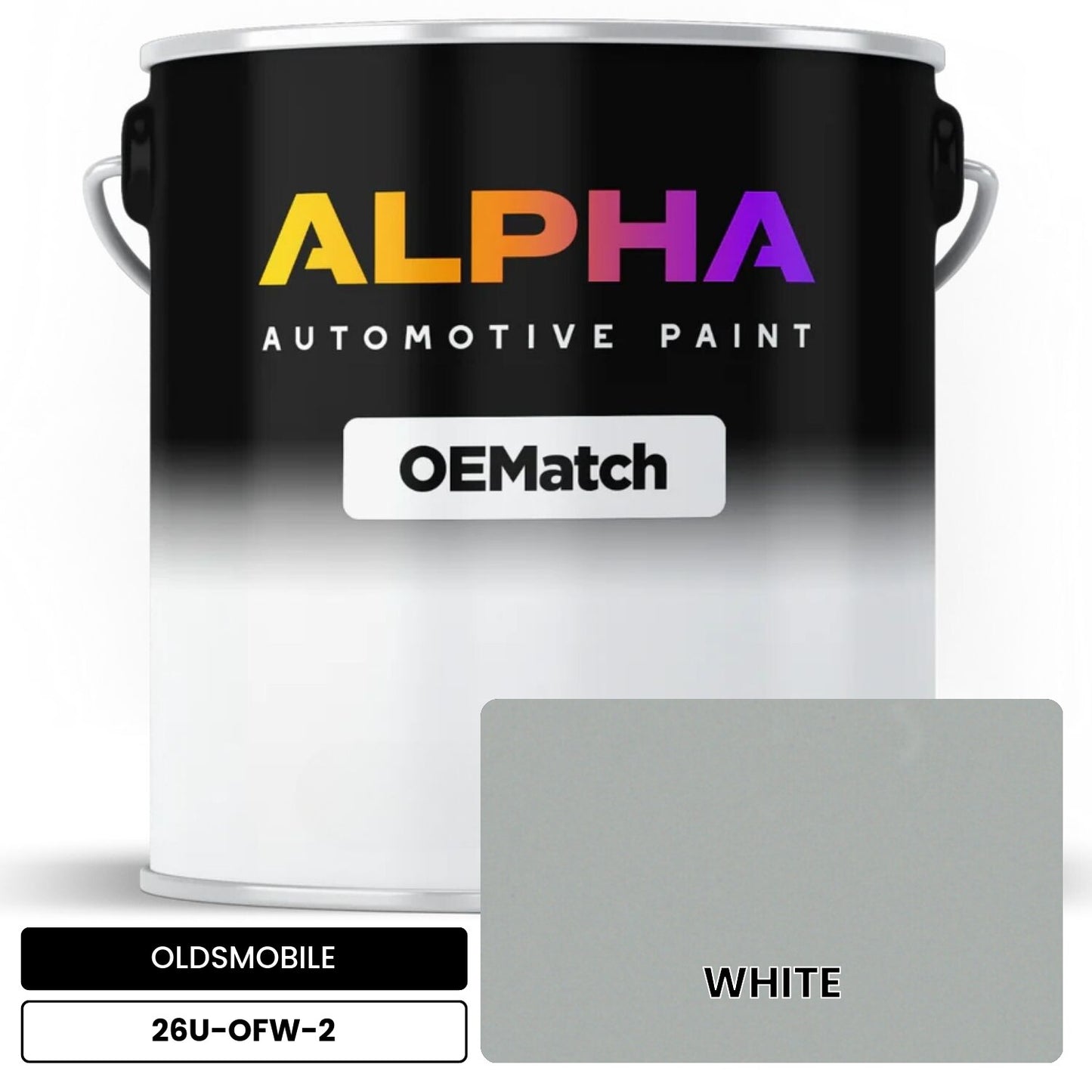OLDSMOBILE WHITE 26U-OFW-2 OEMatch Basecoat