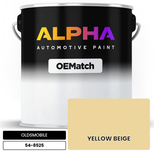 OLDSMOBILE YELLOW BEIGE 54-8525 OEMatch Basecoat