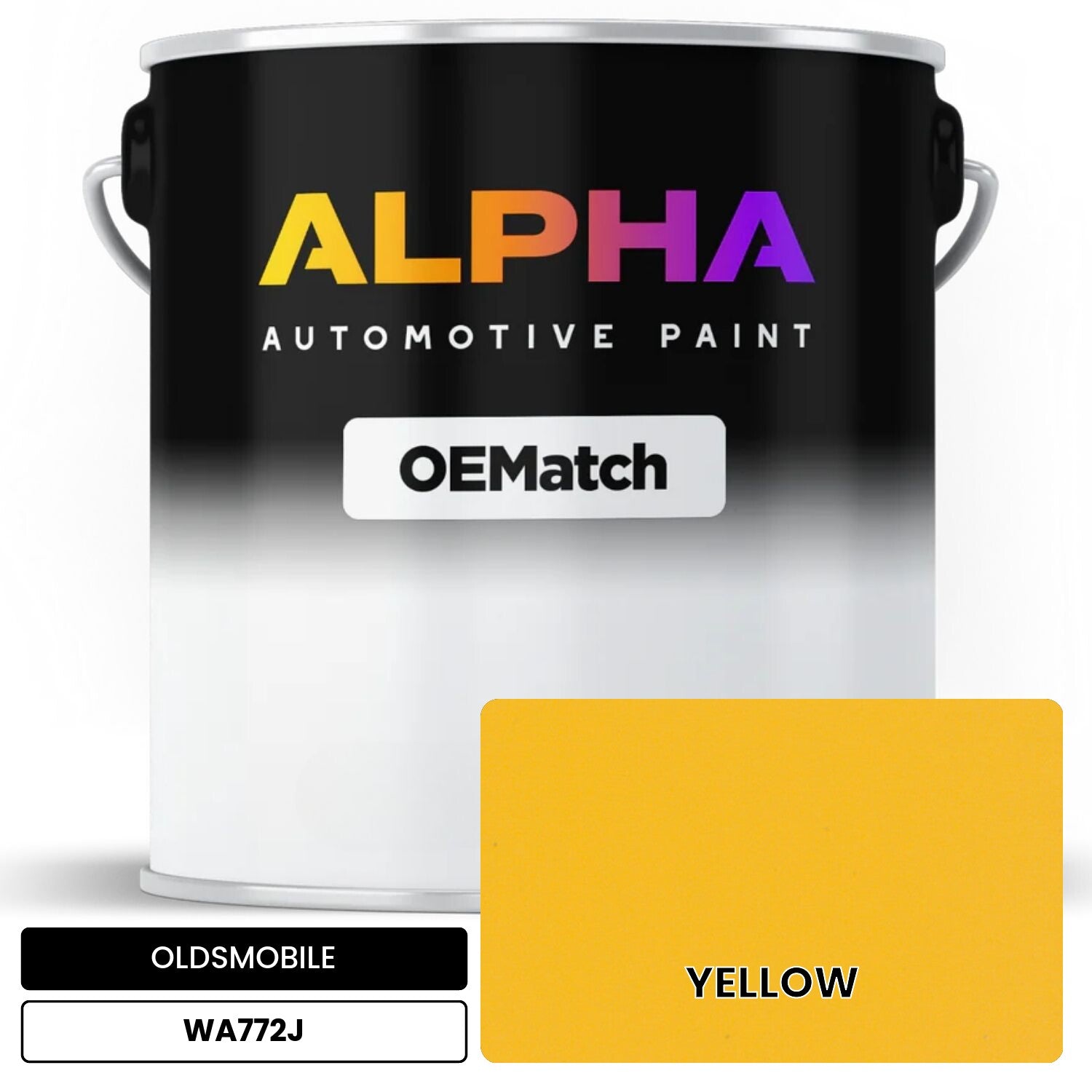 OLDSMOBILE YELLOW WA772J OEMatch Basecoat