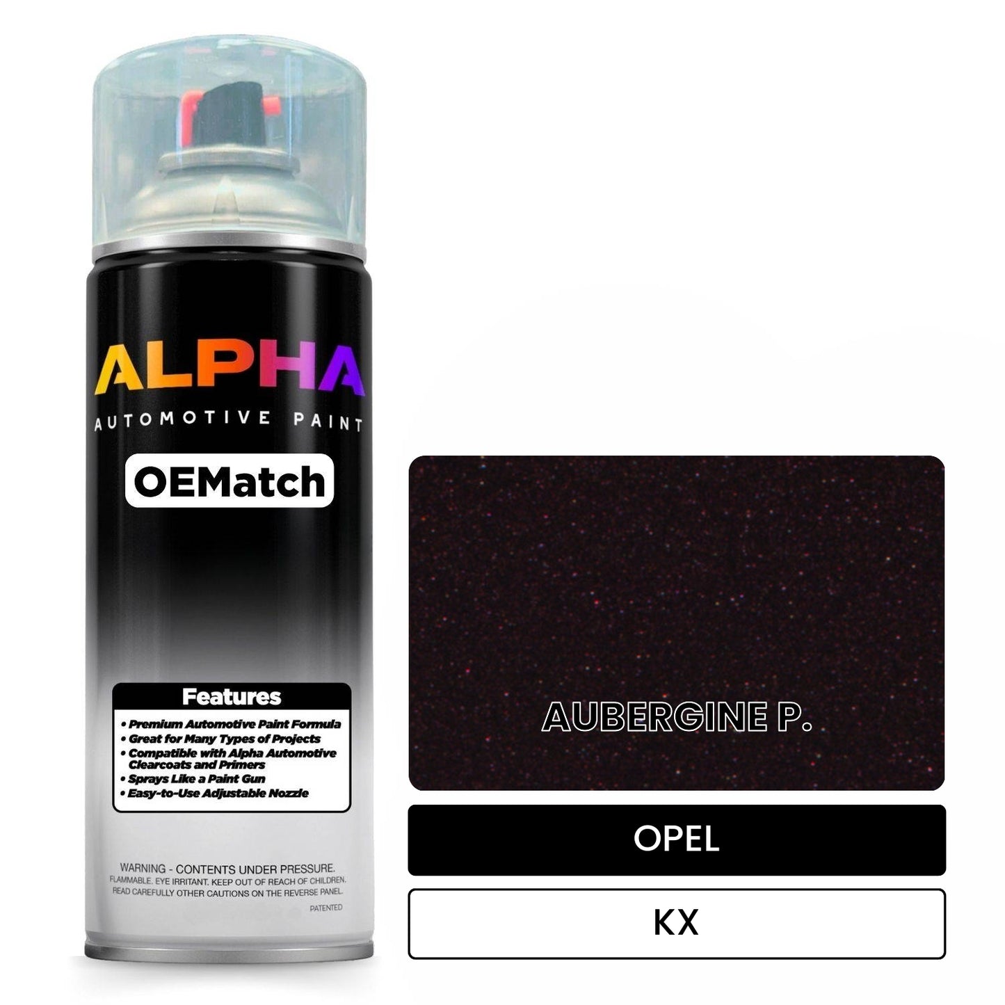 OPEL AUBERGINE P. KX OEMatch Spraycan