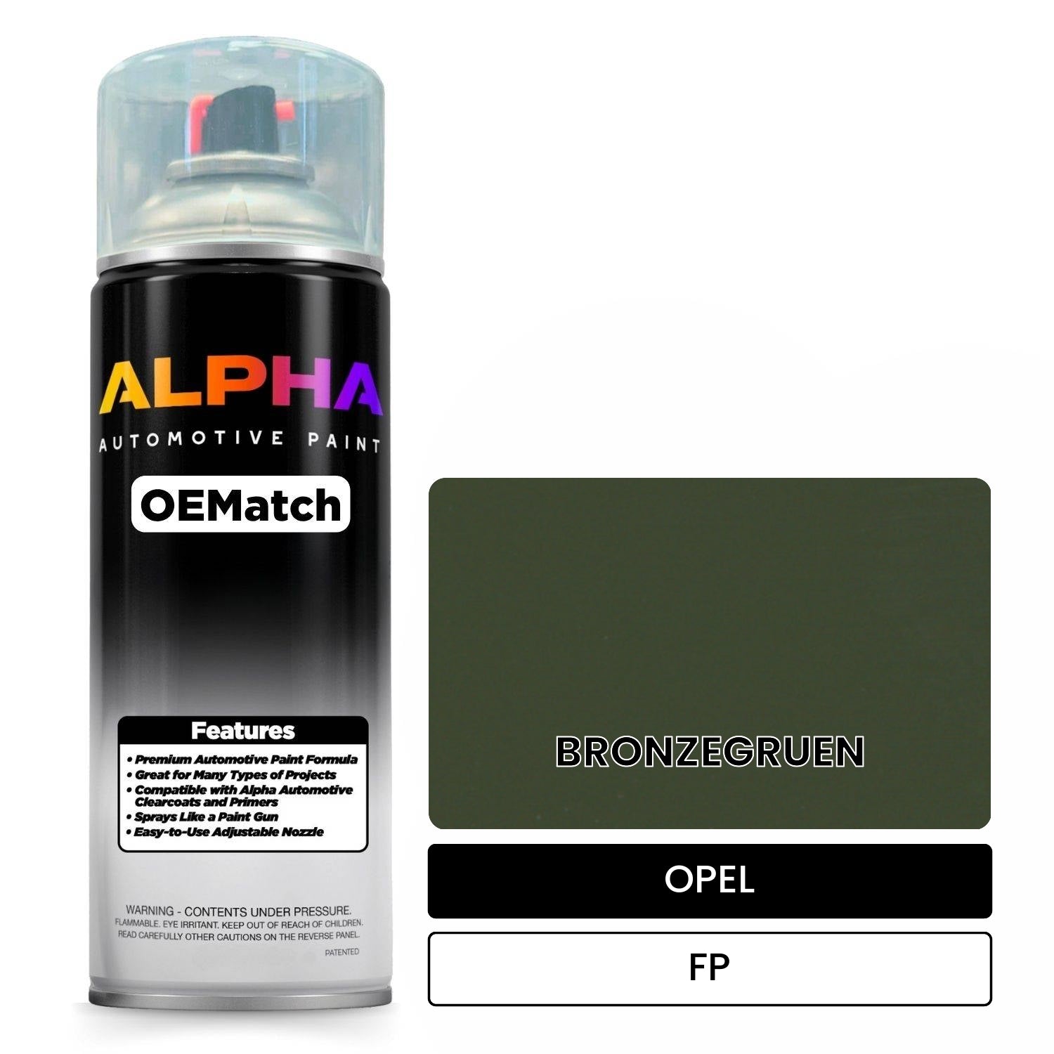 OPEL BRONZEGRUEN FP OEMatch Spraycan