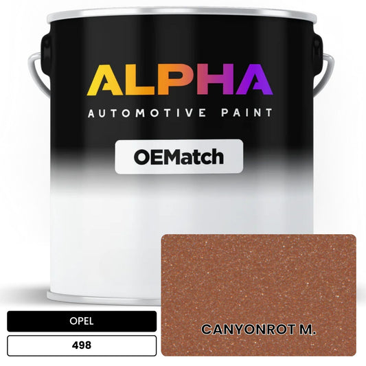 OPEL CANYONROT M. 498 OEMatch Basecoat