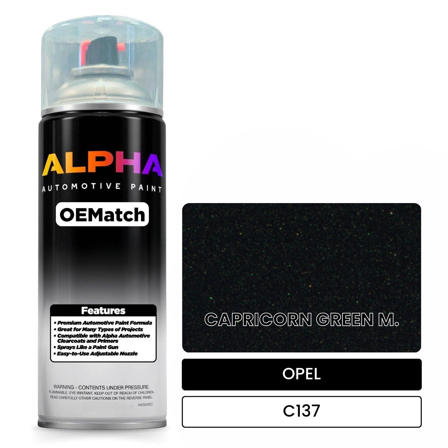 OPEL CAPRICORN GREEN M. C137 OEMatch Spraycan