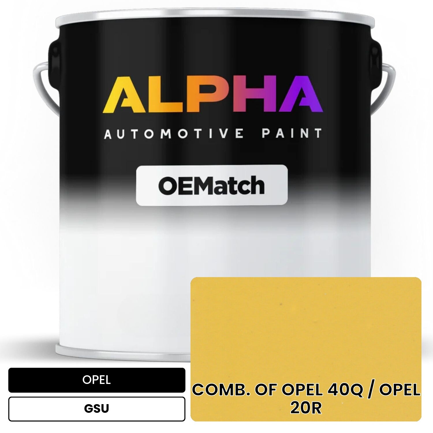 OPEL COMB. OF OPEL 40Q / OPEL 20R GSU OEMatch Basecoat