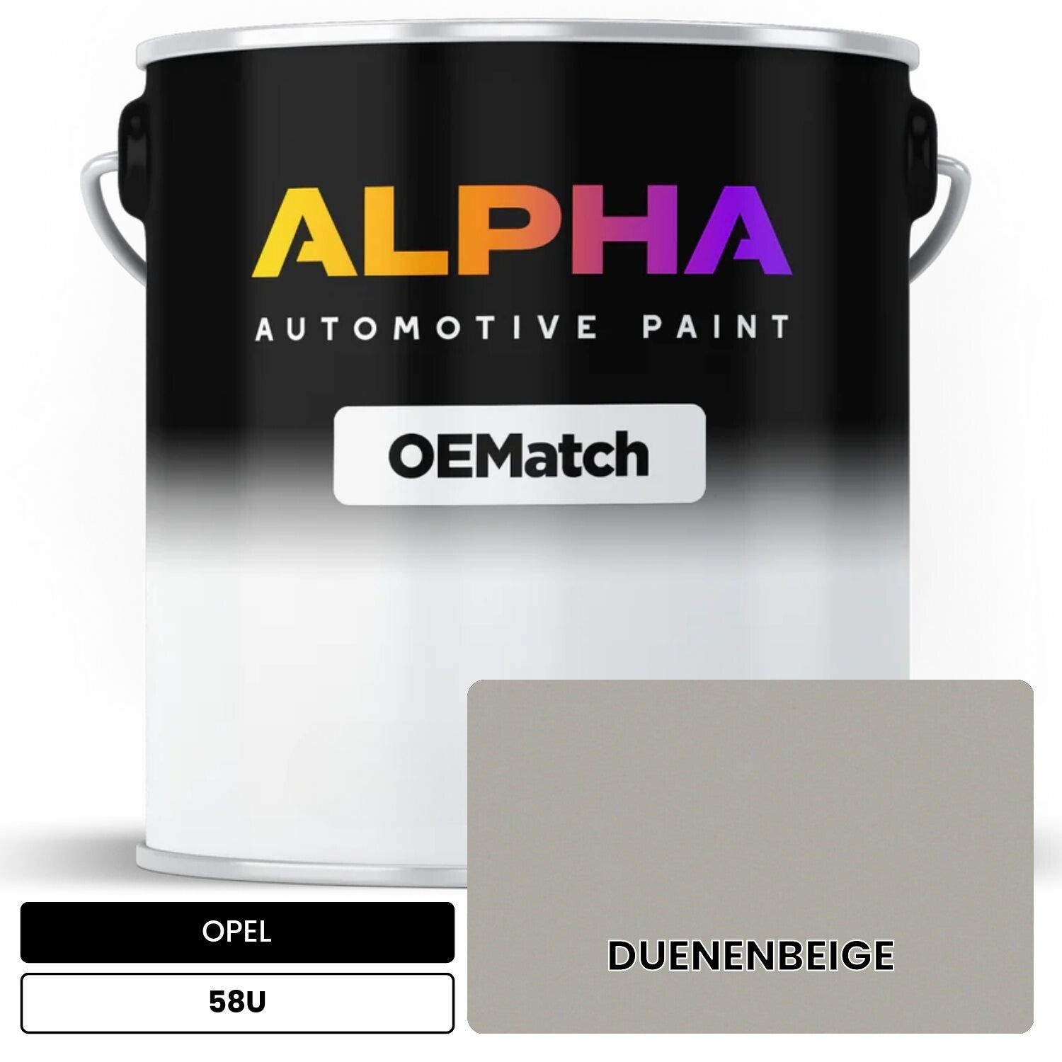OPEL DUENENBEIGE 58U OEMatch Basecoat