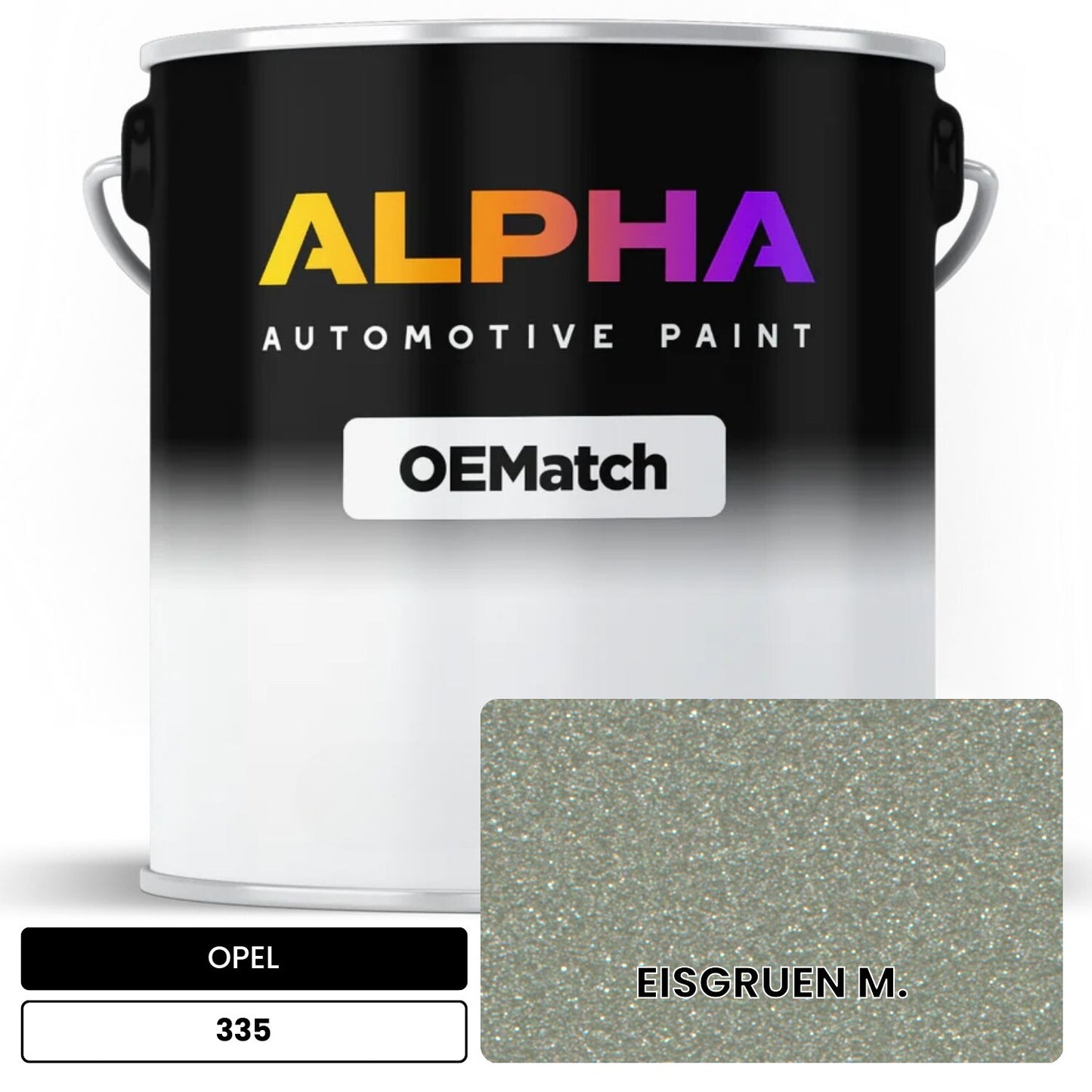 OPEL EISGRUEN M. 335 OEMatch Basecoat