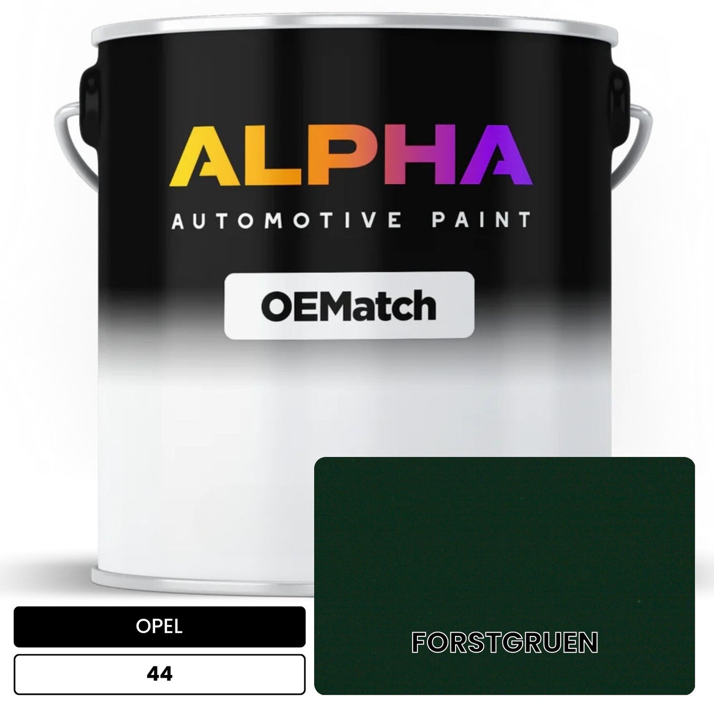 OPEL FORSTGRUEN 44 OEMatch Basecoat