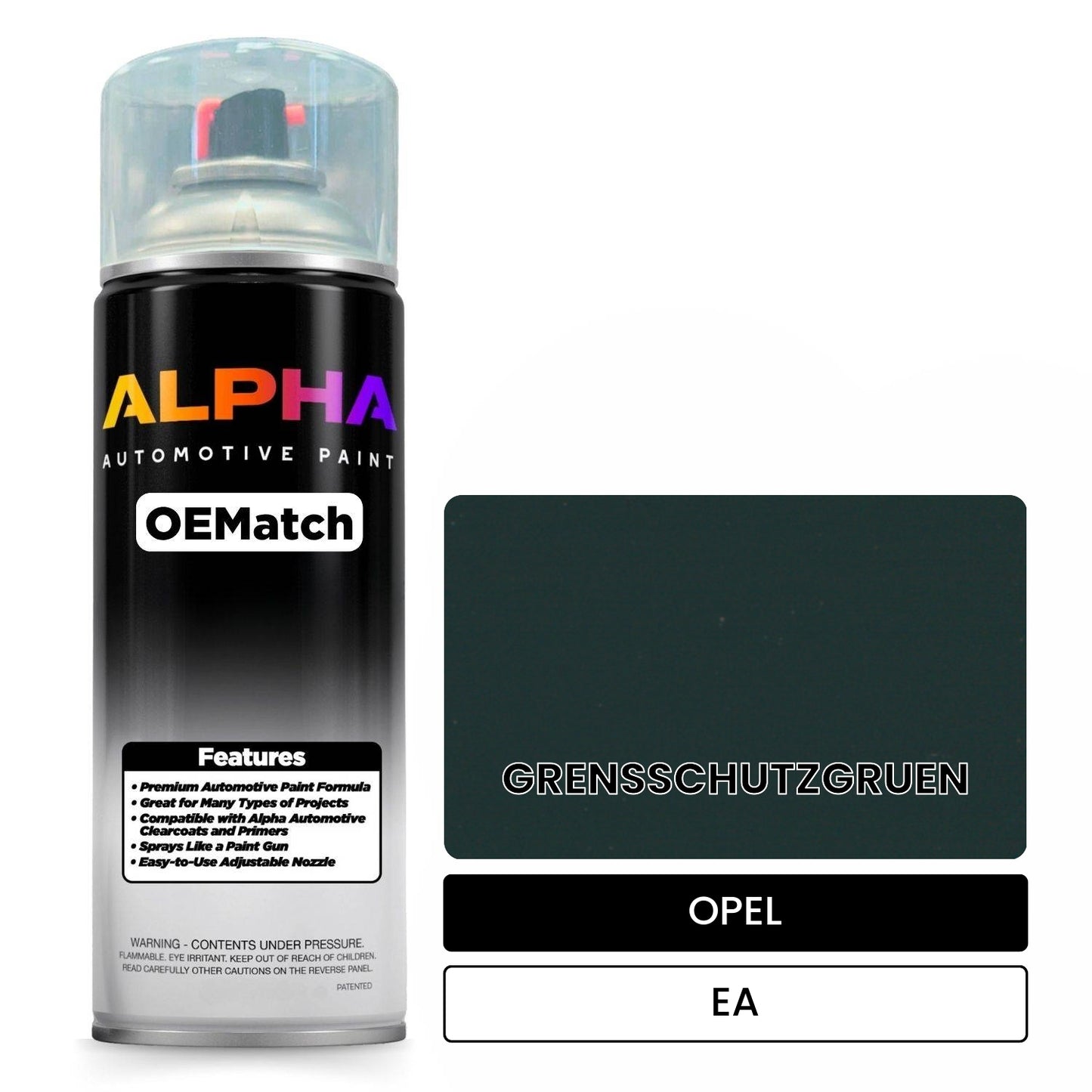 OPEL GRENSSCHUTZGRUEN EA OEMatch Spraycan